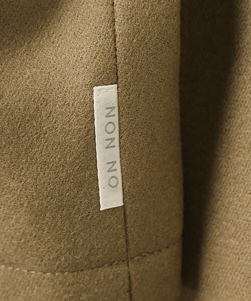 Mademoiselle NON NON / マドモアゼルノンノン ノーカラージャケット | ウールフランネルストレッチ ノーカラージャケット | 詳細6