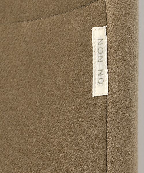 Mademoiselle NON NON / マドモアゼルノンノン ロング・マキシ丈ワンピース | ウールフランネルストレッチ ドロップショルダージャンパースカート | 詳細6