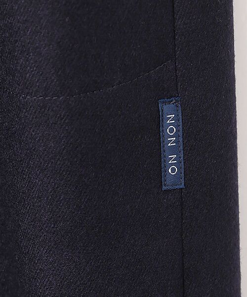 Mademoiselle NON NON / マドモアゼルノンノン ロング・マキシ丈ワンピース | ウールフランネルストレッチ ドロップショルダージャンパースカート | 詳細7