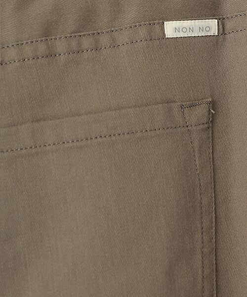 Mademoiselle NON NON / マドモアゼルノンノン スラックス・ドレスパンツ | レーヨン/コットン/リヨセルストレッチツイル テーパードストレッチパンツ | 詳細8