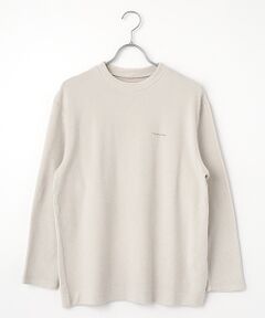 Mademoiselle NON NON / マドモアゼルノンノン カットソー | バルキーコットンフライス ボトルネックプルオーバー【9分袖】