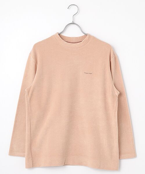 Mademoiselle NON NON バルキーコットンフライス ボトルネックプルオーバー【9分袖】 ¥22,000