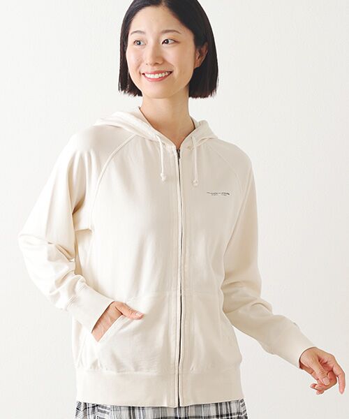 Mademoiselle NON NON / マドモアゼルノンノン パーカー | スーピマ裏毛プリントパーカー | 詳細3