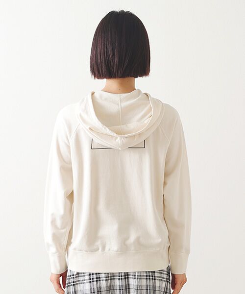 Mademoiselle NON NON / マドモアゼルノンノン パーカー | スーピマ裏毛プリントパーカー | 詳細5