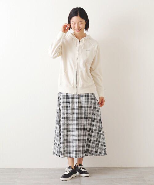 Mademoiselle NON NON / マドモアゼルノンノン パーカー | スーピマ裏毛プリントパーカー | 詳細7