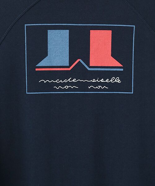 Mademoiselle NON NON / マドモアゼルノンノン パーカー | スーピマ裏毛プリントパーカー | 詳細16
