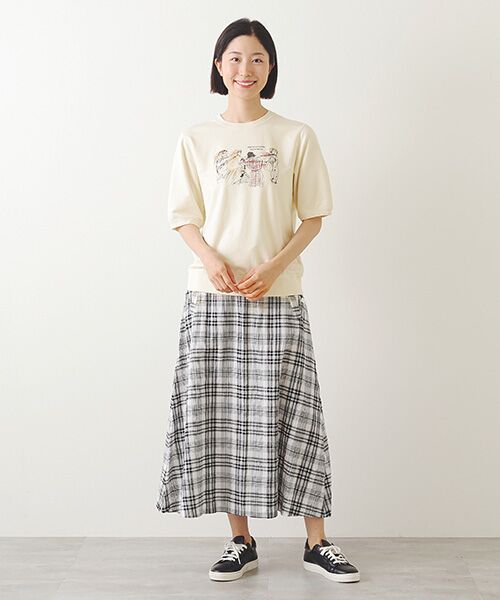 Mademoiselle NON NON / マドモアゼルノンノン スウェット | スーピマ裏毛デザイン画プリントトレーナー | 詳細11