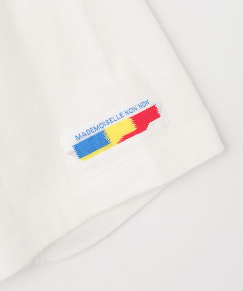 Mademoiselle NON NON / マドモアゼルノンノン Tシャツ | 甘撚りコンパクトヤーン バックプリントTシャツ | 詳細6
