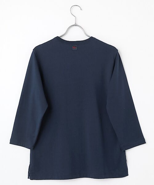 Mademoiselle NON NON / マドモアゼルノンノン カットソー | スーピマ裏毛ロゴ刺繍入りカットソー | 詳細4