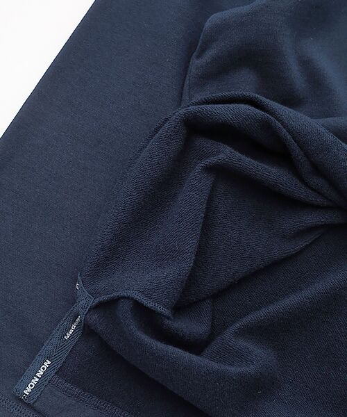 Mademoiselle NON NON / マドモアゼルノンノン カットソー | スーピマ裏毛ロゴ刺繍入りカットソー | 詳細7