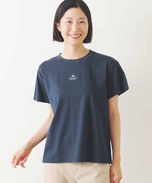Mademoiselle NON NON / マドモアゼルノンノン Tシャツ | 甘撚りコンパクトヤーン 1色プリントTシャツ | 詳細10