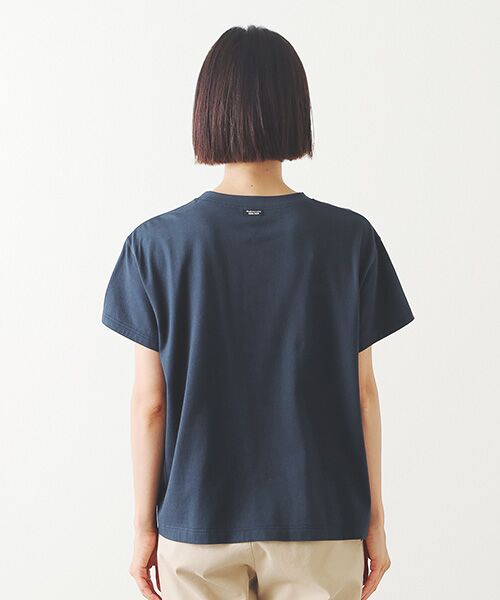 Mademoiselle NON NON / マドモアゼルノンノン Tシャツ | 甘撚りコンパクトヤーン 1色プリントTシャツ | 詳細12