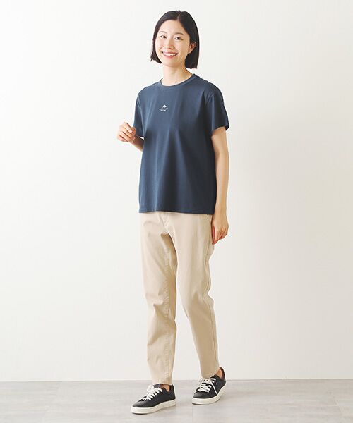 Mademoiselle NON NON / マドモアゼルノンノン Tシャツ | 甘撚りコンパクトヤーン 1色プリントTシャツ | 詳細13