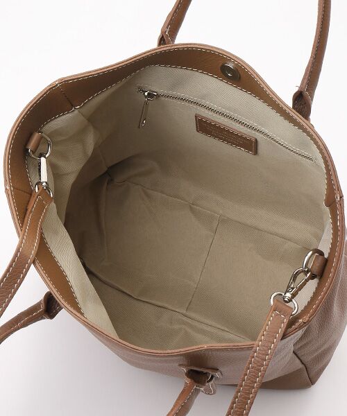 Mademoiselle NON NON / マドモアゼルノンノン トートバッグ | ＜MARCO BIANCHINI＞マルコ ビアンキーニ レザートートバッグ（ショルダーストラップ付き） | 詳細5