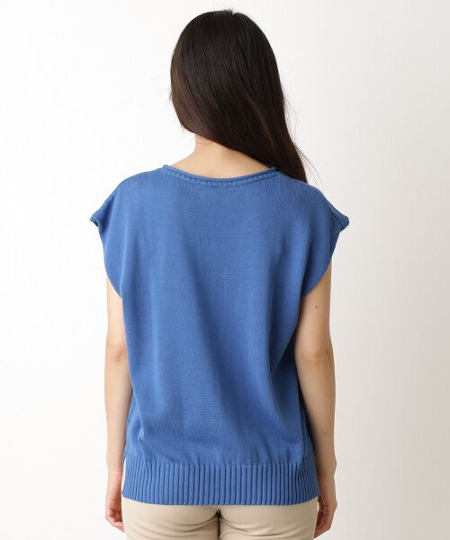 Mademoiselle NON NON / マドモアゼルノンノン ベスト | ＜MUSETTI＞ムゼッティー ニットベスト | 詳細7