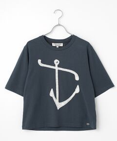 Mademoiselle NON NON / マドモアゼルノンノン Tシャツ | ＜MAT DE MISAINE＞マ ドゥ ミゼーヌ  マリンTシャツ