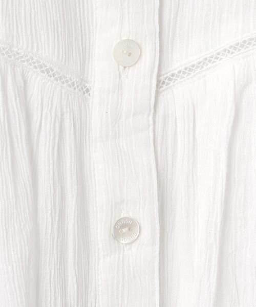 Mademoiselle NON NON / マドモアゼルノンノン シャツ・ブラウス | コットンクレープキャッチワッシャー オーバーブラウス | 詳細1