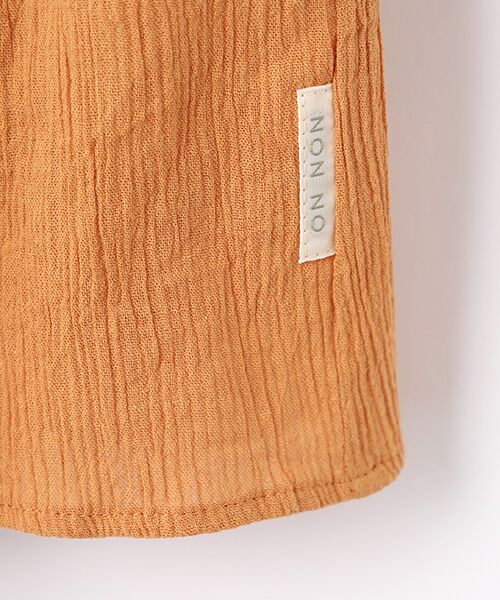 Mademoiselle NON NON / マドモアゼルノンノン シャツ・ブラウス | コットンクレープキャッチワッシャー オーバーブラウス | 詳細5