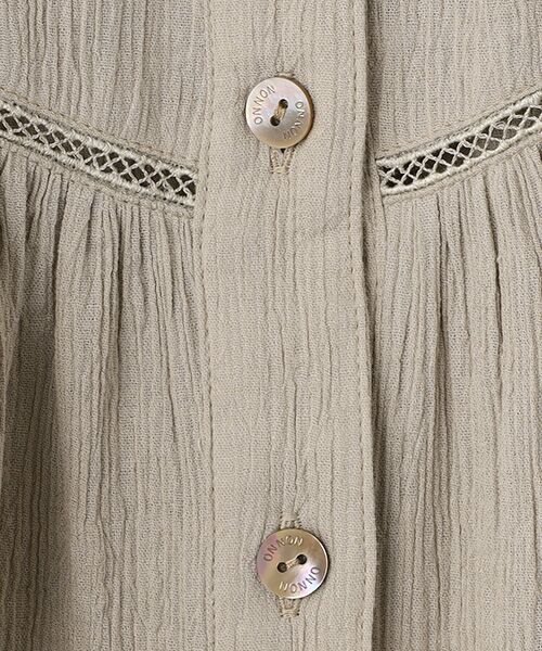 Mademoiselle NON NON / マドモアゼルノンノン シャツ・ブラウス | コットンクレープキャッチワッシャー オーバーブラウス | 詳細7