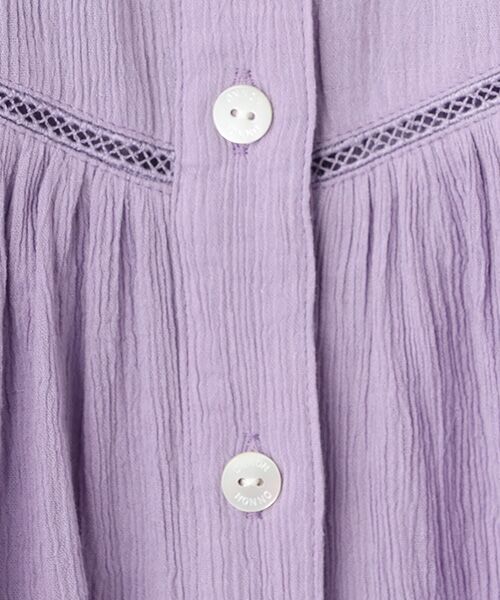 Mademoiselle NON NON / マドモアゼルノンノン シャツ・ブラウス | コットンクレープキャッチワッシャー オーバーブラウス | 詳細8