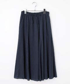 MademoiselleNONNON ジャケット　インディゴ染め　羽織りネイビー インディゴ ツートーンキルト ノーカラーZIPジャケット - BLUE