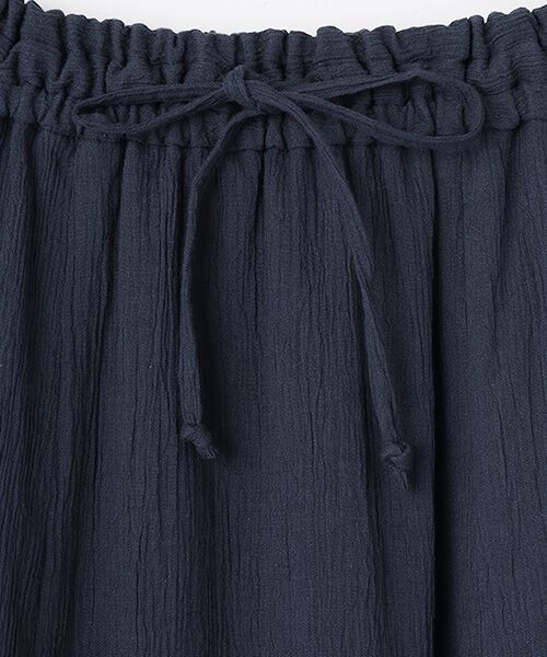 Mademoiselle NON NON / マドモアゼルノンノン ロング・マキシ丈スカート | コットンクレープキャッチワッシャー フレアースカート | 詳細8