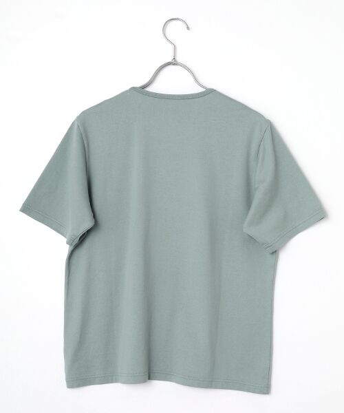 Mademoiselle NON NON / マドモアゼルノンノン Tシャツ | オーガニック天竺 ハートボーダーアップリケ刺繍Tシャツ | 詳細3