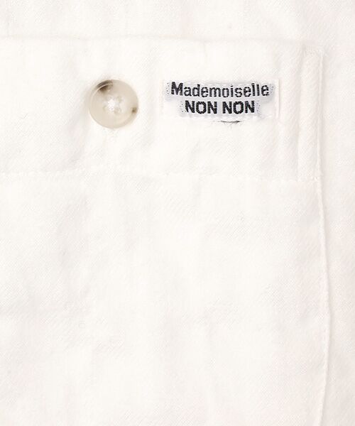 Mademoiselle NON NON / マドモアゼルノンノン シャツ・ブラウス | ビエラシャーリング薄起毛ワッシャー チュニックシャツ | 詳細1