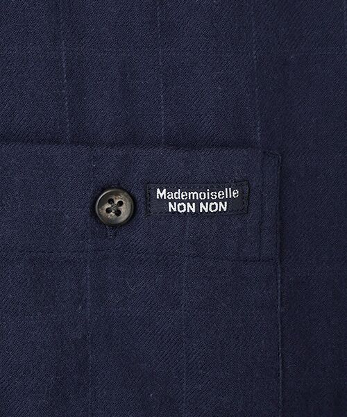 Mademoiselle NON NON / マドモアゼルノンノン シャツ・ブラウス | ビエラシャーリング薄起毛ワッシャー チュニックシャツ | 詳細2