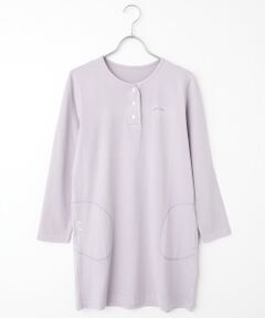 Mademoiselle NON NON グレー チュニックワンピース Mademoiselle NON NON / マドモアゼルノンノン ワンピース