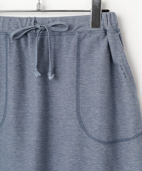 Mademoiselle NON NON / マドモアゼルノンノン ミニ・ひざ丈スカート | デニムライクストレッチカルゼ セミタイトスカート | 詳細2