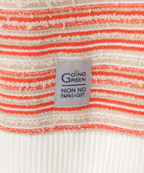 Mademoiselle NON NON / マドモアゼルノンノン ニット・セーター | オーガニックコットン 細ボーダークルーネックプルオーバー | 詳細5