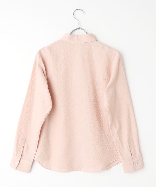 Mademoiselle NON NON / マドモアゼルノンノン シャツ・ブラウス | シャーリングツイル 長袖シャツ | 詳細1