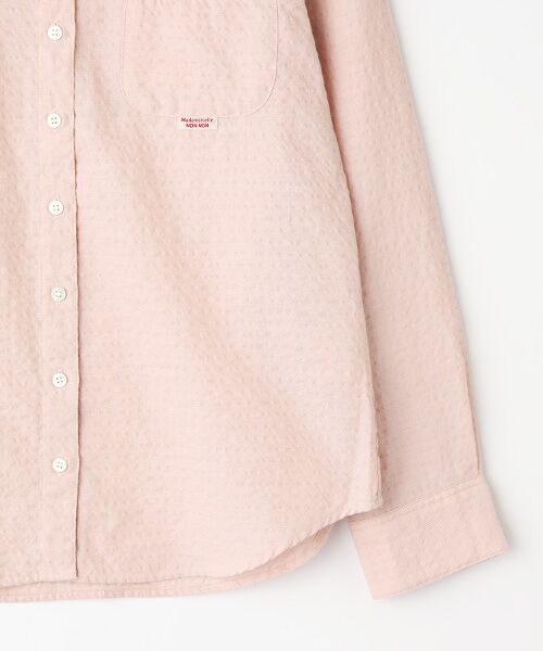 Mademoiselle NON NON / マドモアゼルノンノン シャツ・ブラウス | シャーリングツイル 長袖シャツ | 詳細3