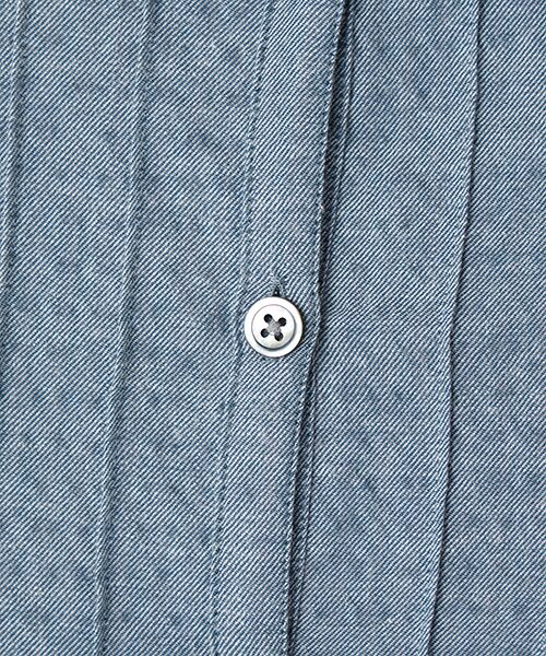 Mademoiselle NON NON / マドモアゼルノンノン シャツ・ブラウス | シャーリングツイル チュニックブラウス | 詳細6