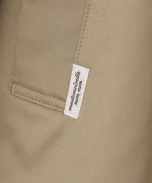 Mademoiselle NON NON / マドモアゼルノンノン トレンチコート | ライトチノストレッチ液アン加工 ショートトレンチコート | 詳細5