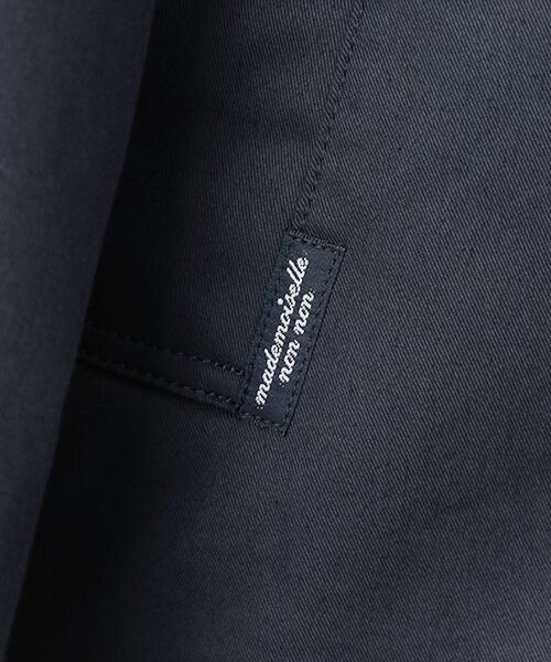 Mademoiselle NON NON / マドモアゼルノンノン トレンチコート | ライトチノストレッチ液アン加工 ショートトレンチコート | 詳細6