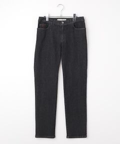 マドモアゼルノンノン　甘撚超長綿オーガニックチノストレッチパンツ　美品 Mademoiselle NON NON『モーションフリーストレッチデニムパンツ