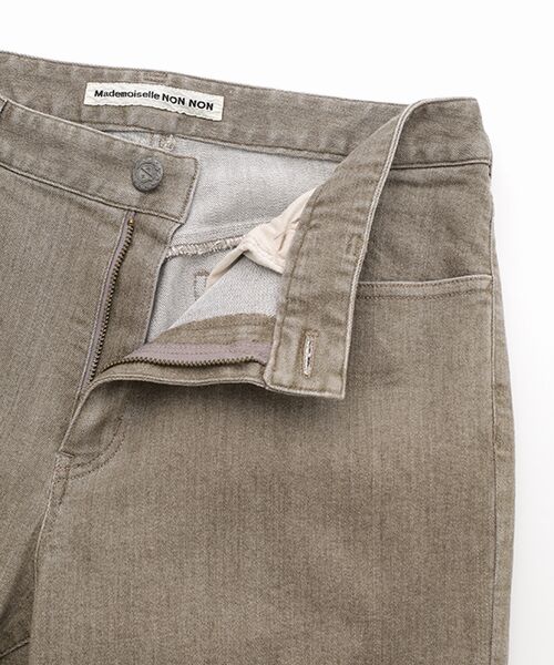 Mademoiselle NON NON / マドモアゼルノンノン デニムパンツ | スーパーパウダータッチストレッチデニムパンツ[フルレングス] | 詳細7