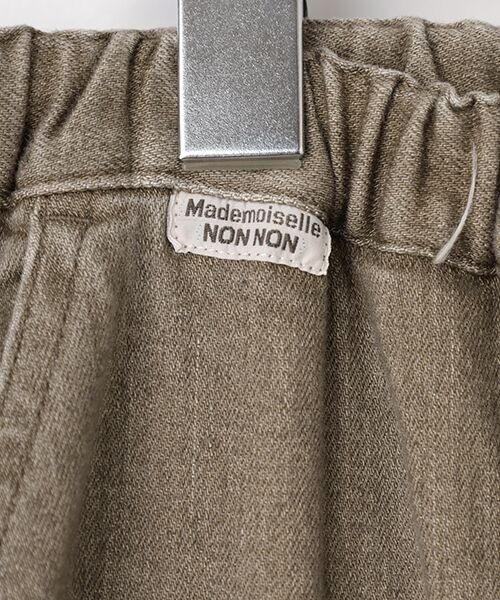 Mademoiselle NON NON / マドモアゼルノンノン デニムパンツ | スーパーパウダータッチストレッチ ウエストゴムデニムパンツ[フルレングス] | 詳細9