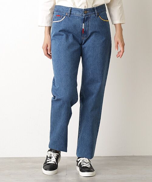 Mademoiselle NON NON / マドモアゼルノンノン デニムパンツ | トルコオーガニックデニムパンツ[フルレングス] | 詳細8