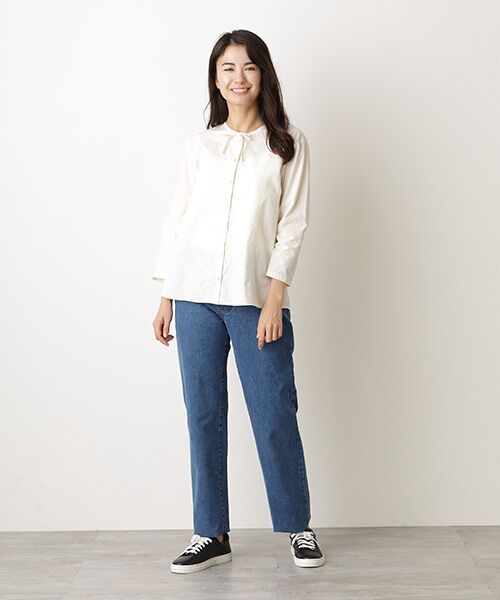 Mademoiselle NON NON / マドモアゼルノンノン デニムパンツ | トルコオーガニックデニムパンツ[フルレングス] | 詳細11