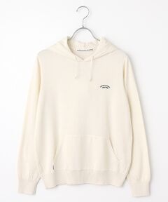 Mademoiselle NON NON / マドモアゼルノンノン ニット・セーター | コットンウールプレーティング天竺 フード付きニットパーカー