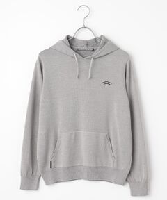 Mademoiselle NON NON / マドモアゼルノンノン ニット・セーター | コットンウールプレーティング天竺 フード付きニットパーカー