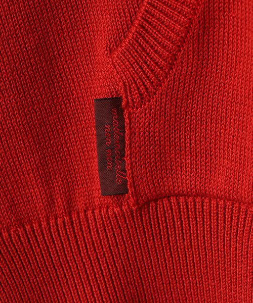 Mademoiselle NON NON / マドモアゼルノンノン ニット・セーター | コットンウールプレーティング天竺 フード付きニットパーカー | 詳細6