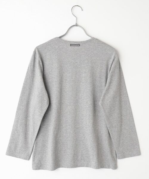 Mademoiselle NON NON / マドモアゼルノンノン Tシャツ | 甘撚りコンパクトヤーン ハートロゴTシャツ | 詳細2