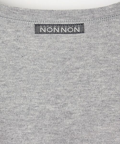 Mademoiselle NON NON / マドモアゼルノンノン Tシャツ | 甘撚りコンパクトヤーン ハートロゴTシャツ | 詳細5