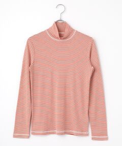 Mademoiselle NON NON / マドモアゼルノンノン カットソー | オーガニック甘撚りフライス 無地&ボーダーハイネックカットソー