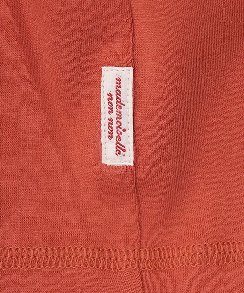 Mademoiselle NON NON / マドモアゼルノンノン カットソー | オーガニック甘撚りフライス 無地&ボーダーハイネックカットソー | 詳細3