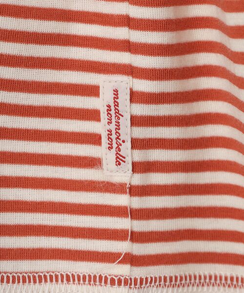 Mademoiselle NON NON / マドモアゼルノンノン カットソー | オーガニック甘撚りフライス 無地&ボーダーハイネックカットソー | 詳細5